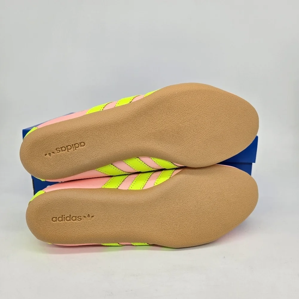 adidas Women's Tokyo JQ0584 Glow Pink Solar Yellow Gum Shoes Size 6.5 New